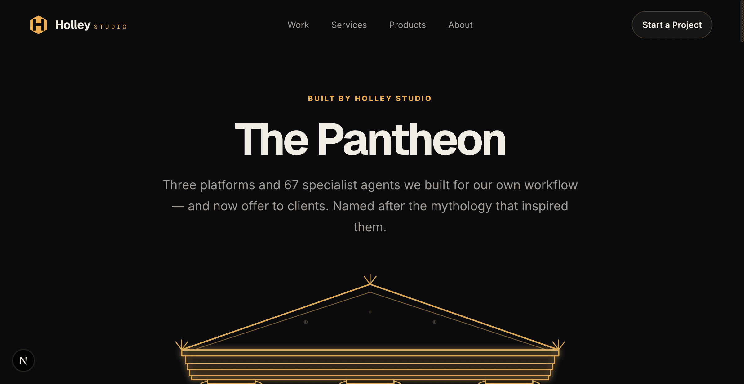 Pantheon interface